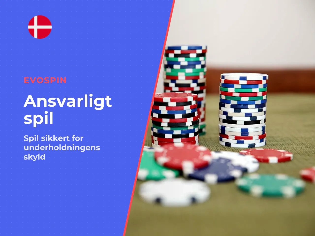 Ansvarligt spil. Spil skal altid betragtes