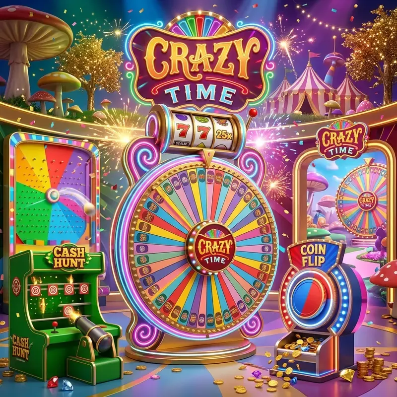 Crazy Time online demo, regler, bonusser