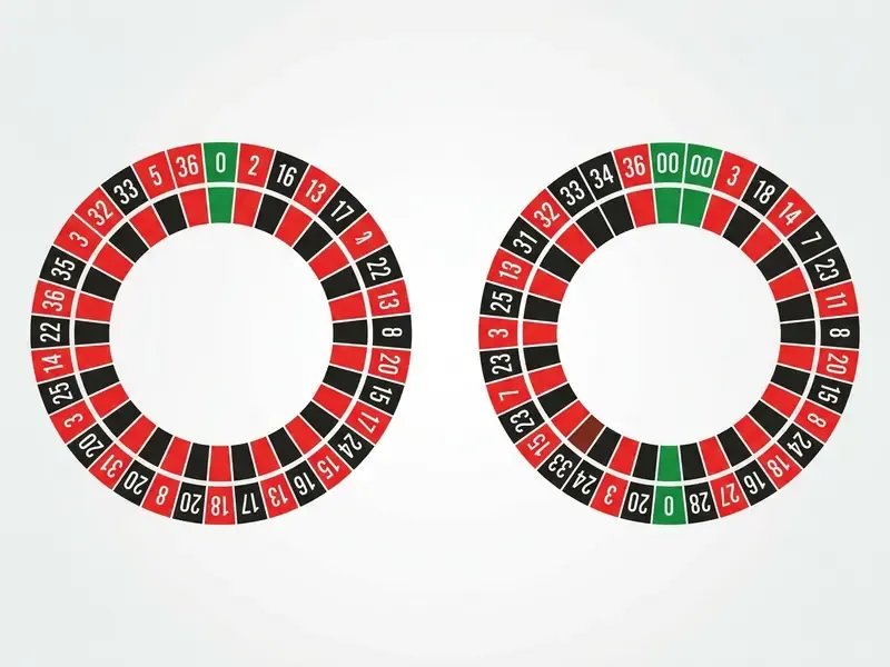 forskellige roulette spil european american hjul