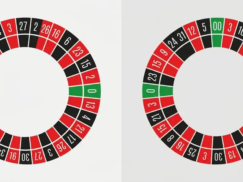 forskellige roulette spil european american hjul