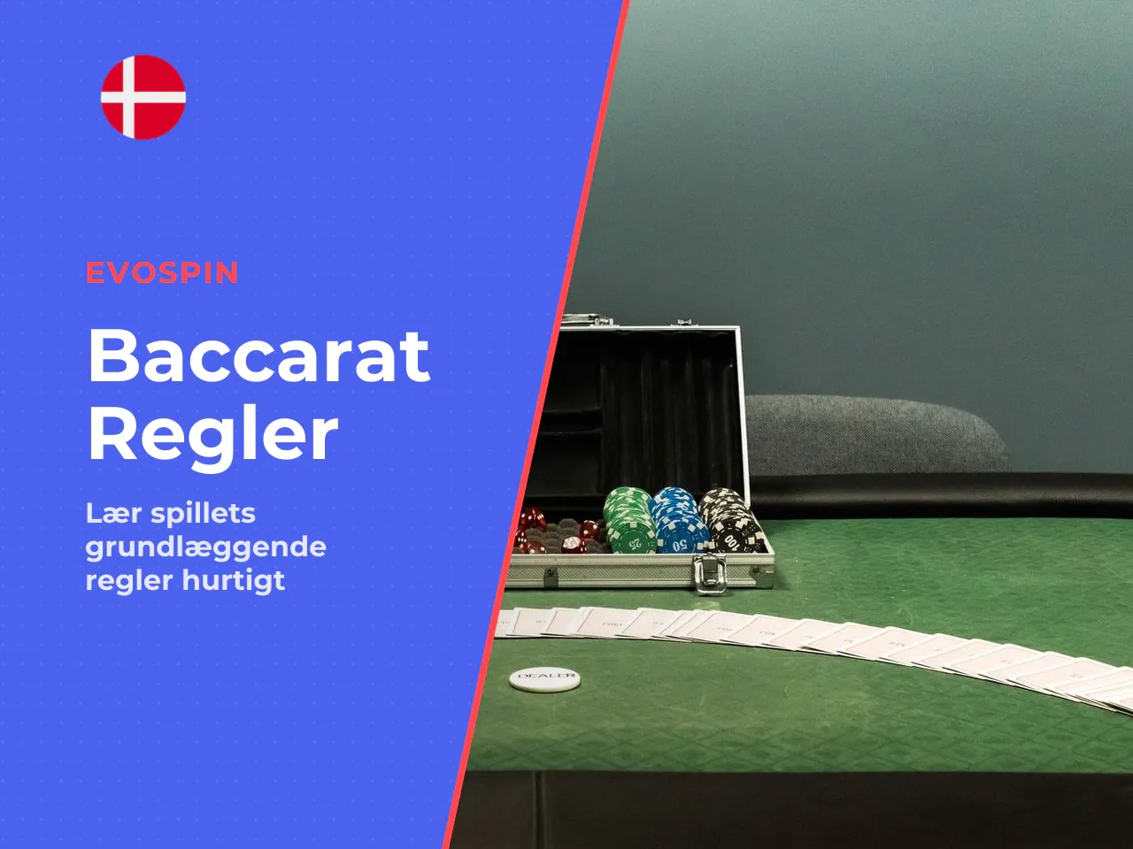 Vigtige baccarat begreber