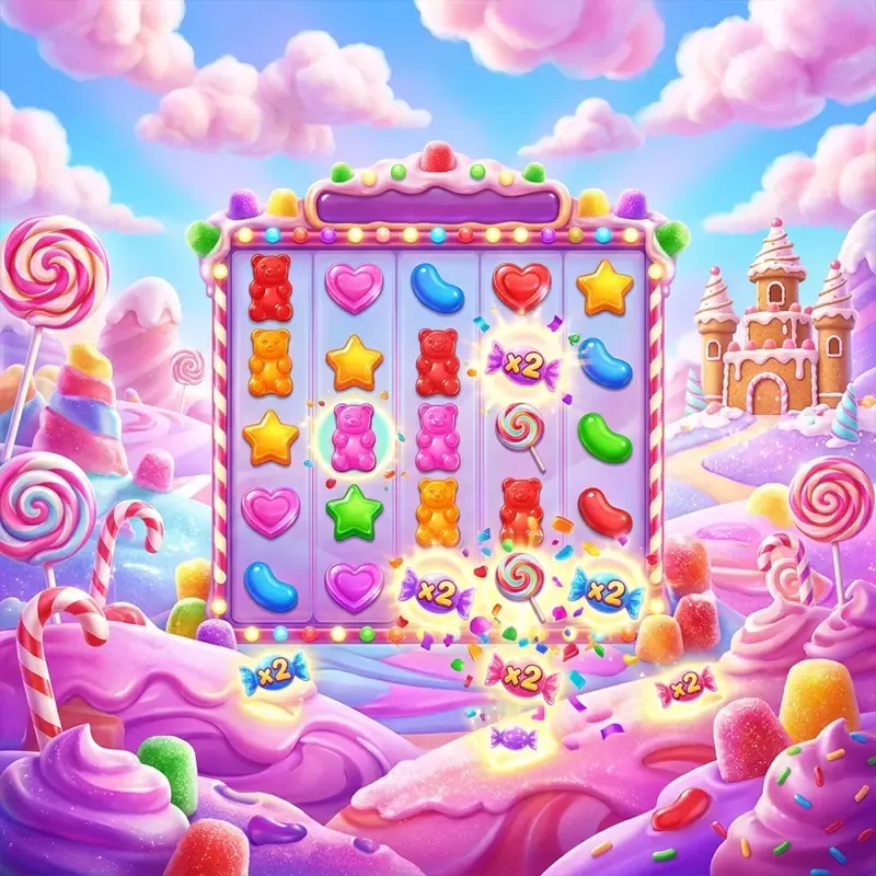 Sugar Rush slot demo, bonusfunktioner og