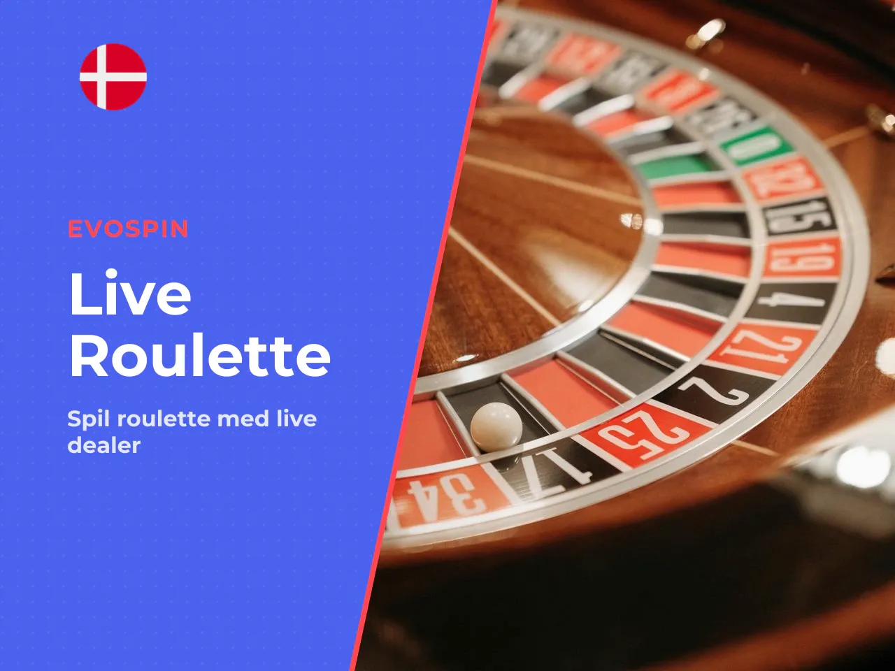 Live roulette med en live dealer