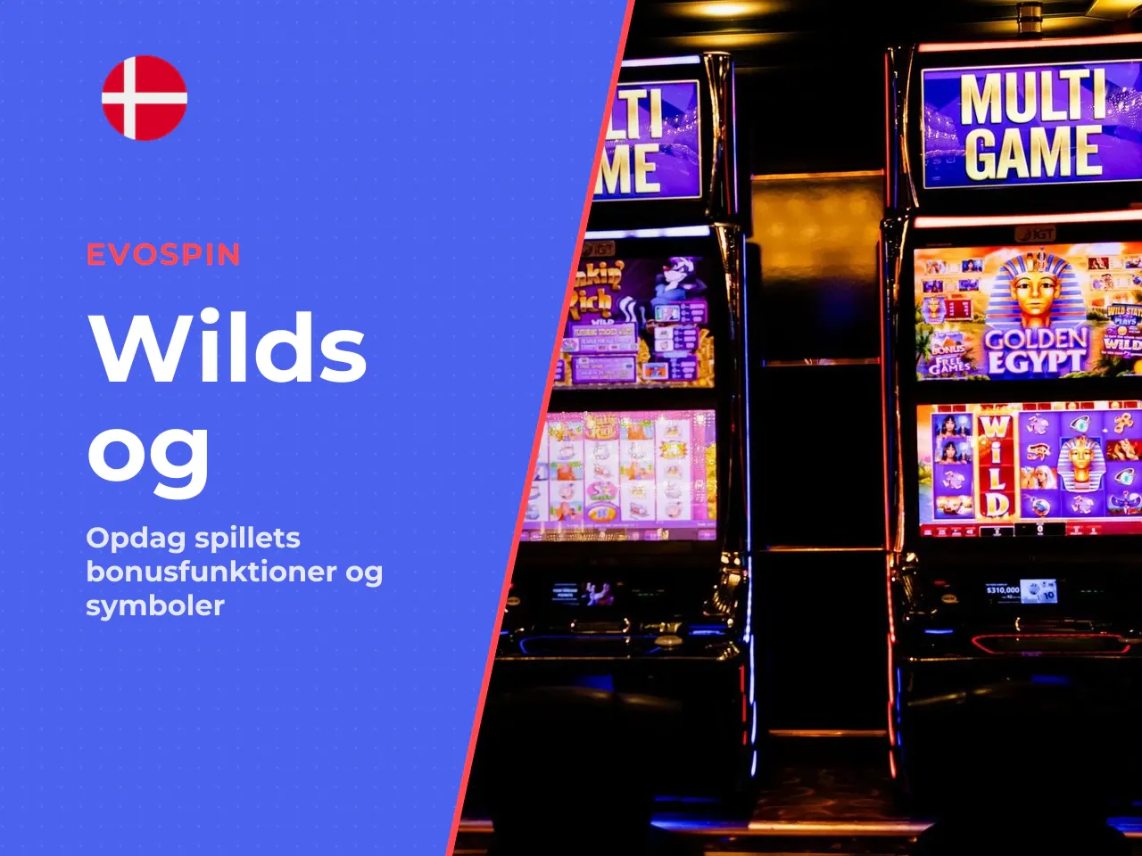 Sticky Wilds og multipliers. Wild-symbolet forestiller