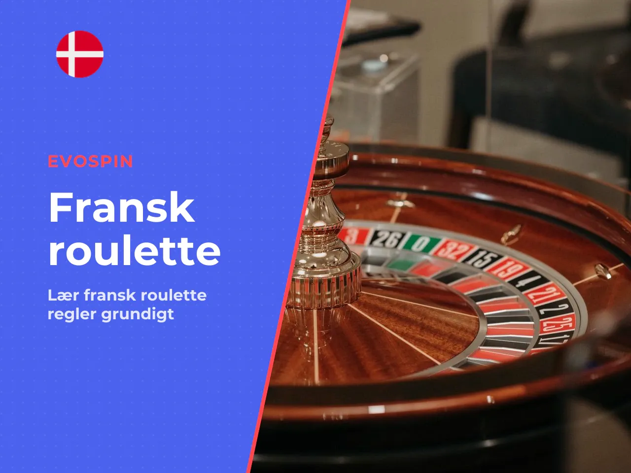 Fransk roulette adskiller sig ved at