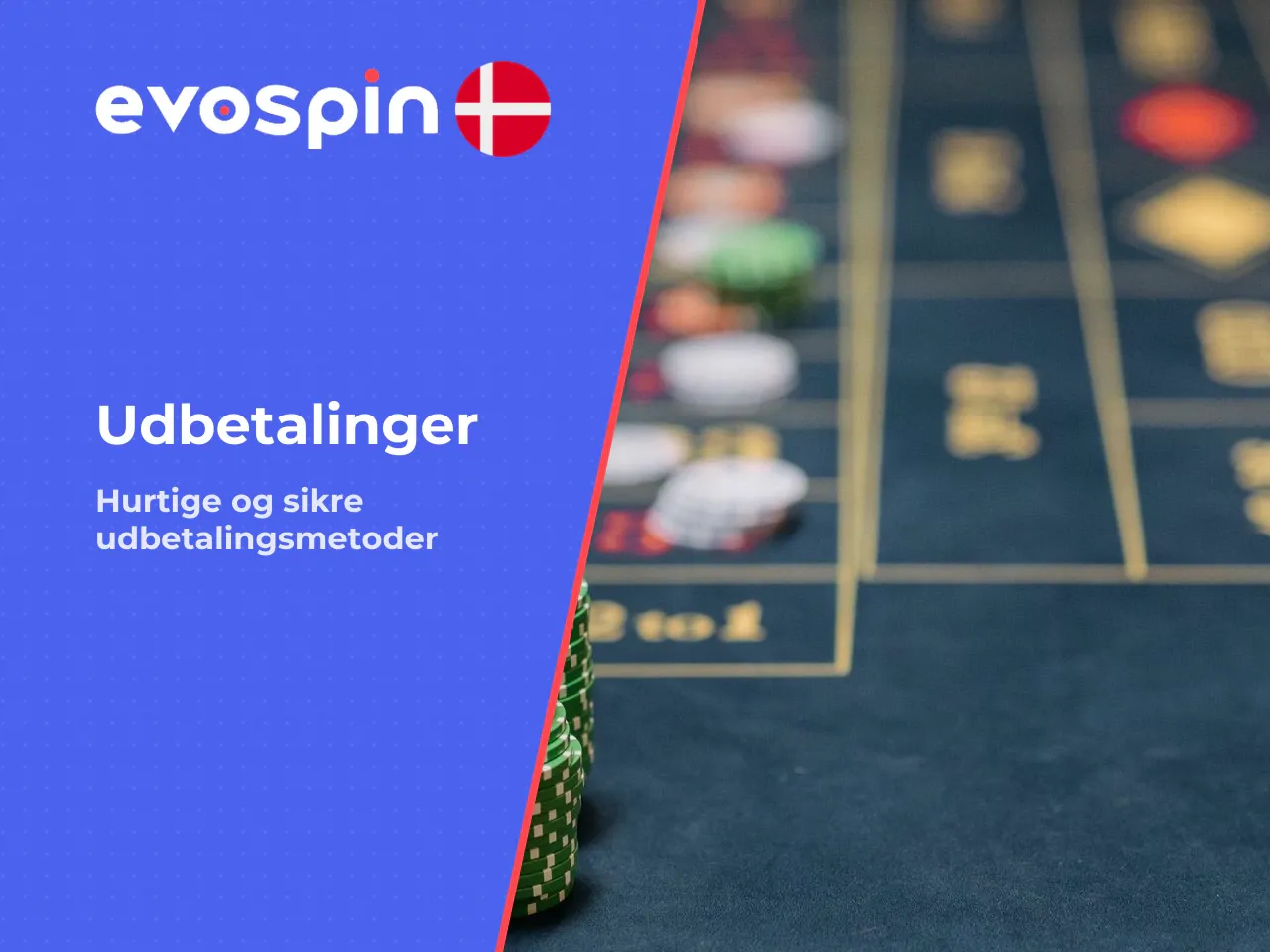 Udbetalingsmetoder, tidsfrister og lofter. Når du