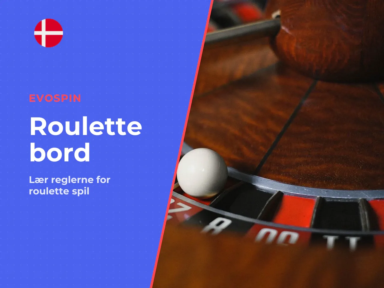 Roulettebordet og felterne til indsatser. Roulettebordet