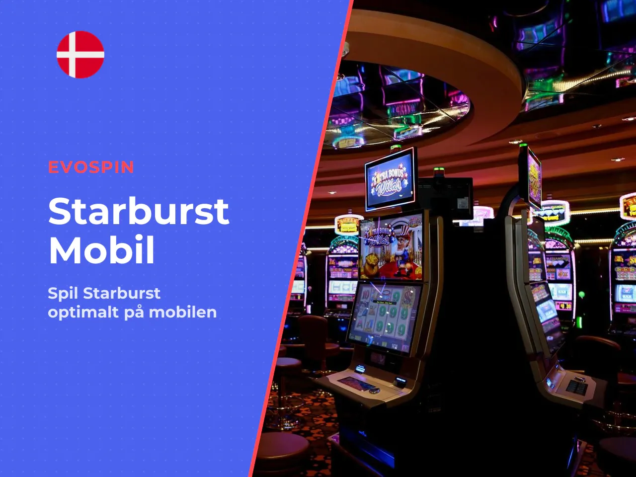 Spil Starburst på mobil. På mobile